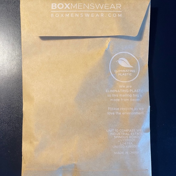 NWT BOX Menswear Blue Brief - Picture 2 of 2